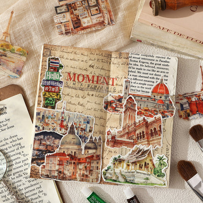Travel Map Romance Sticker 20pcs