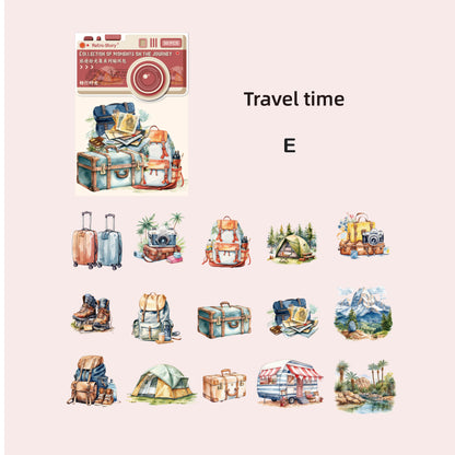 Travel Time Stickers Pack 30pcs