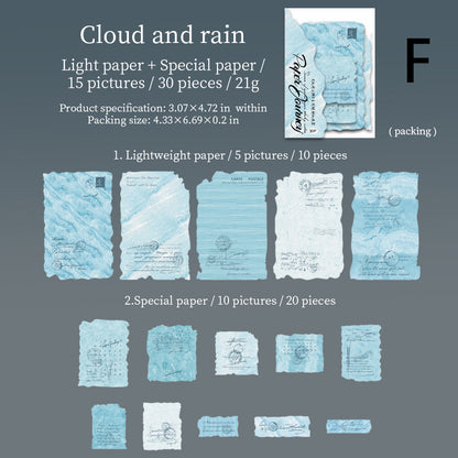 Travel Between Papers 30pcs