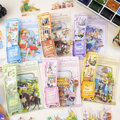 Traveling Thruough Time Sticker 15pcs