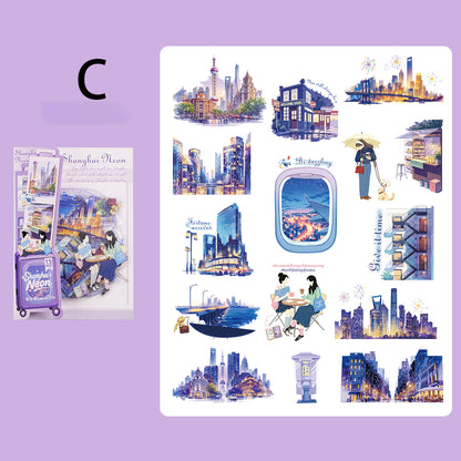 Traveling Thruough Time Sticker 15pcs