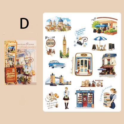Traveling Thruough Time Sticker 15pcs