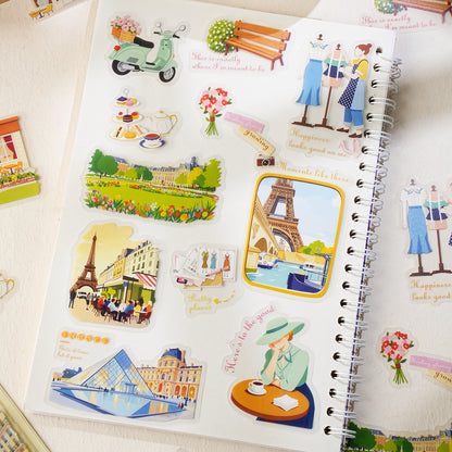 Traveling Thruough Time Sticker 15pcs