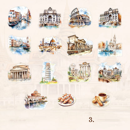 Travel the World Stickers 30pcs