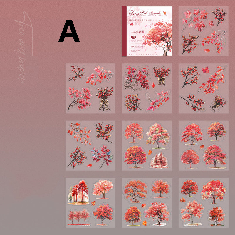 Tree And Branch Sticker 20pcs