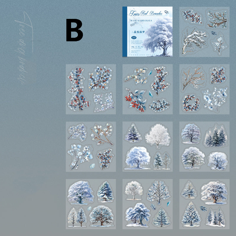 Tree And Branch Sticker 20pcs