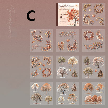 Tree And Branch Sticker 20pcs