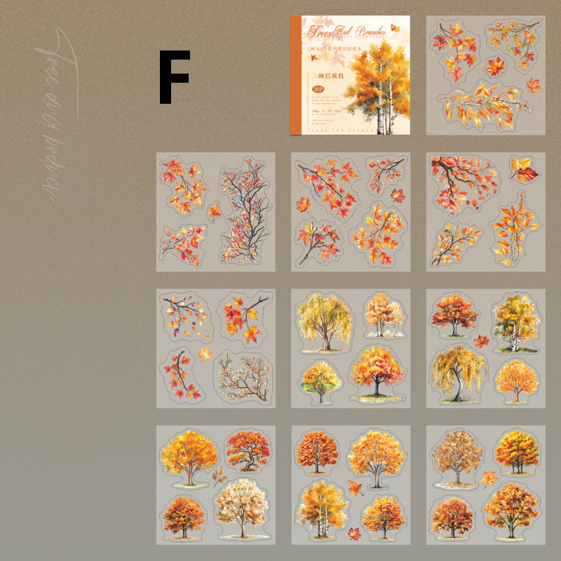 Tree And Branch Sticker 20pcs