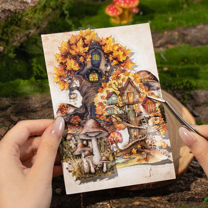 Treehouse Utopia Sticker 12pcs