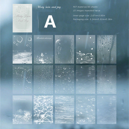 Trembling Mist Sleep Sticker 30pcs