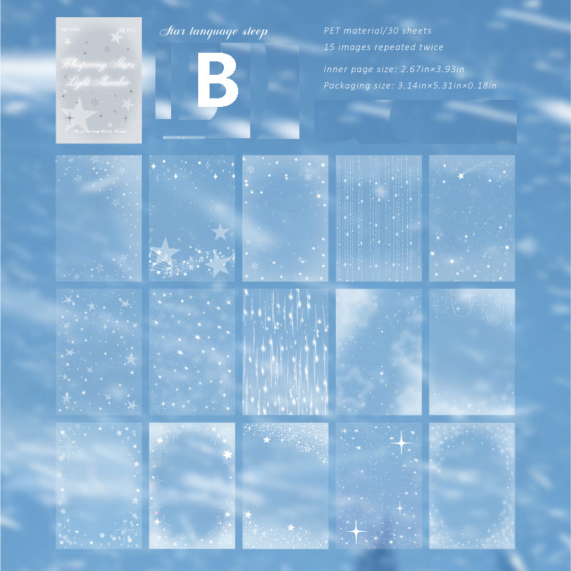 Trembling Mist Sleep Sticker 30pcs