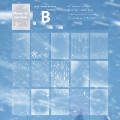 Trembling Mist Sleep Sticker 30pcs