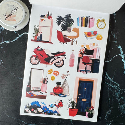 Trendy Beauties Sticker Book
