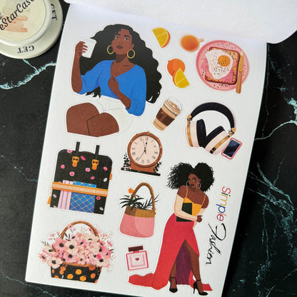 Trendy Beauties Sticker Book