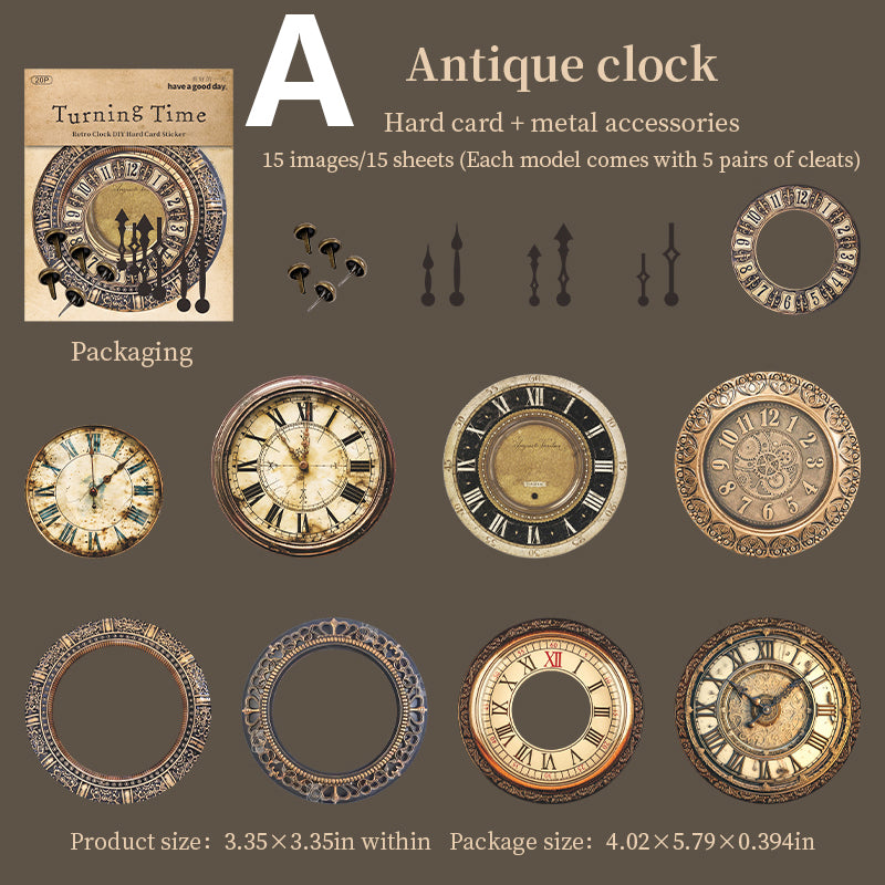 Turning Time Sticker 15pcs