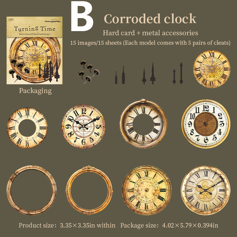 Turning Time Sticker 15pcs
