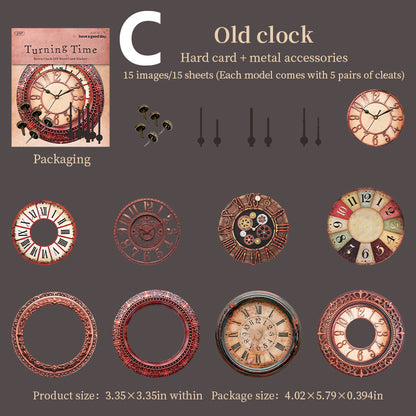 Turning Time Sticker 15pcs