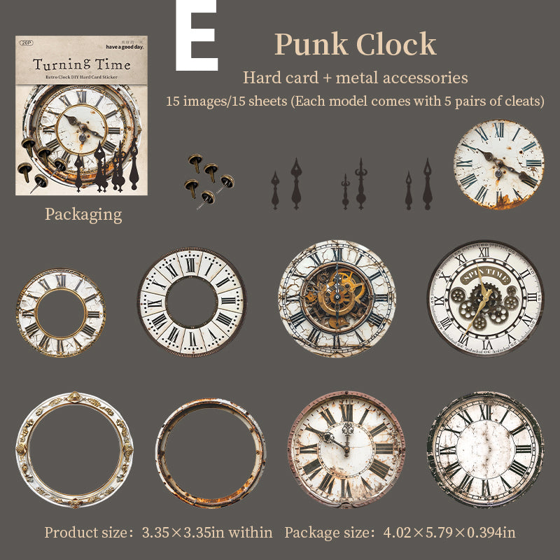 Turning Time Sticker 15pcs