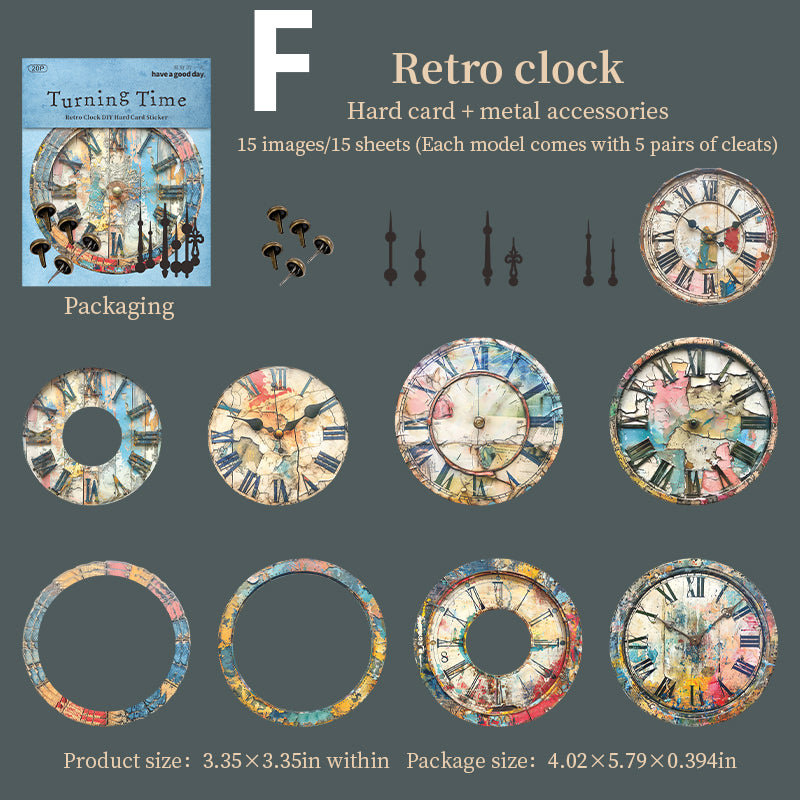 Turning Time Sticker 15pcs
