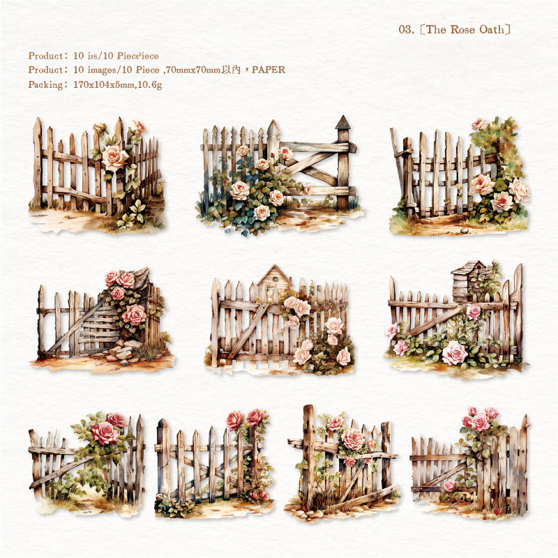 Twilight Manor Sticker 10pcs