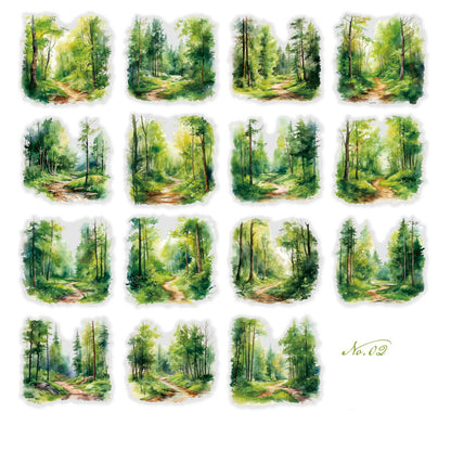 Twilight Woods Stickers 30pcs