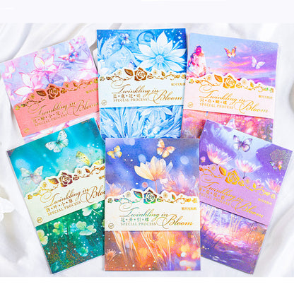 Twinkling in Bloom Stickers Paper 5pcs