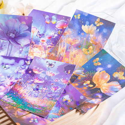 Twinkling in Bloom Stickers Paper 5pcs