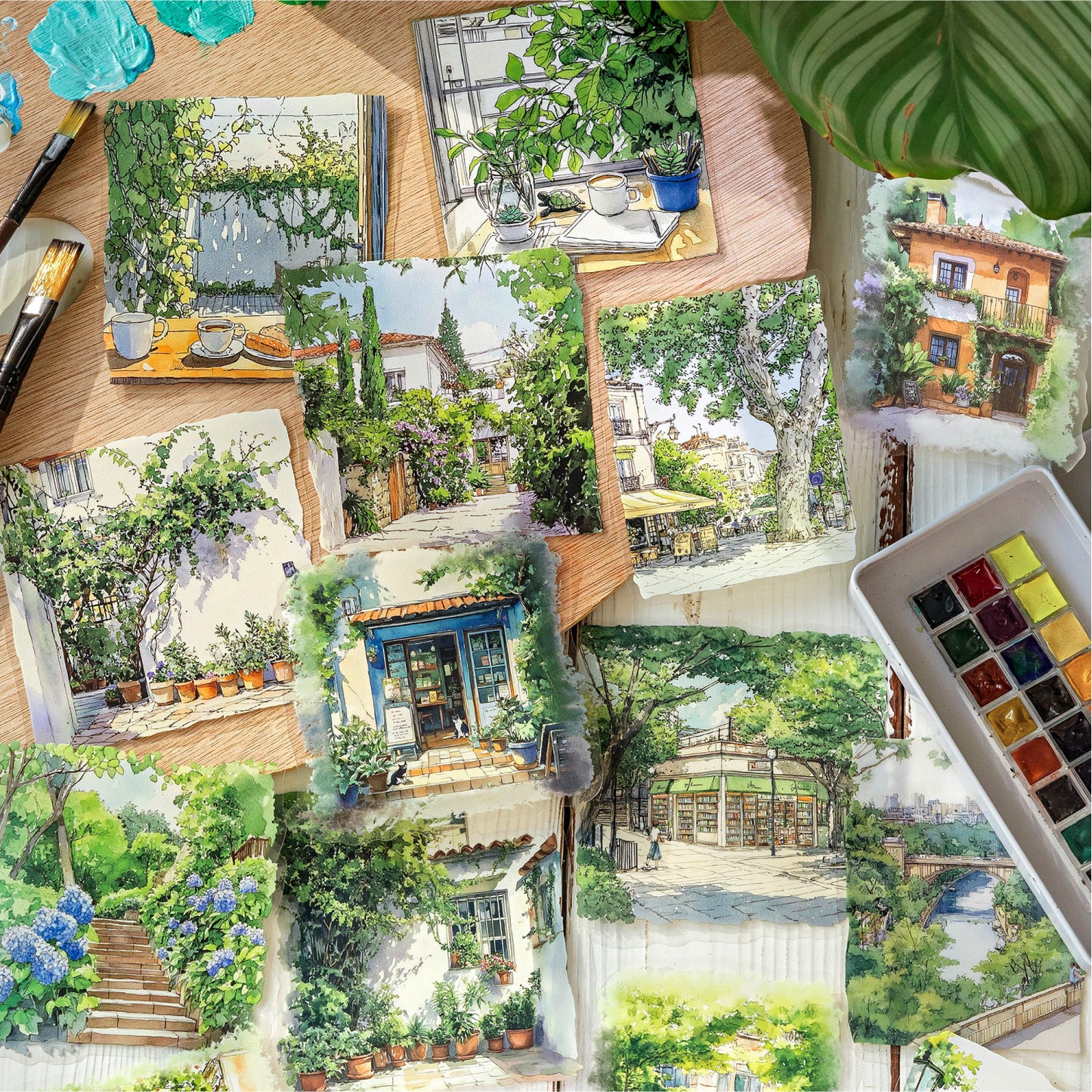 Urban City Color Sticker 15pcs