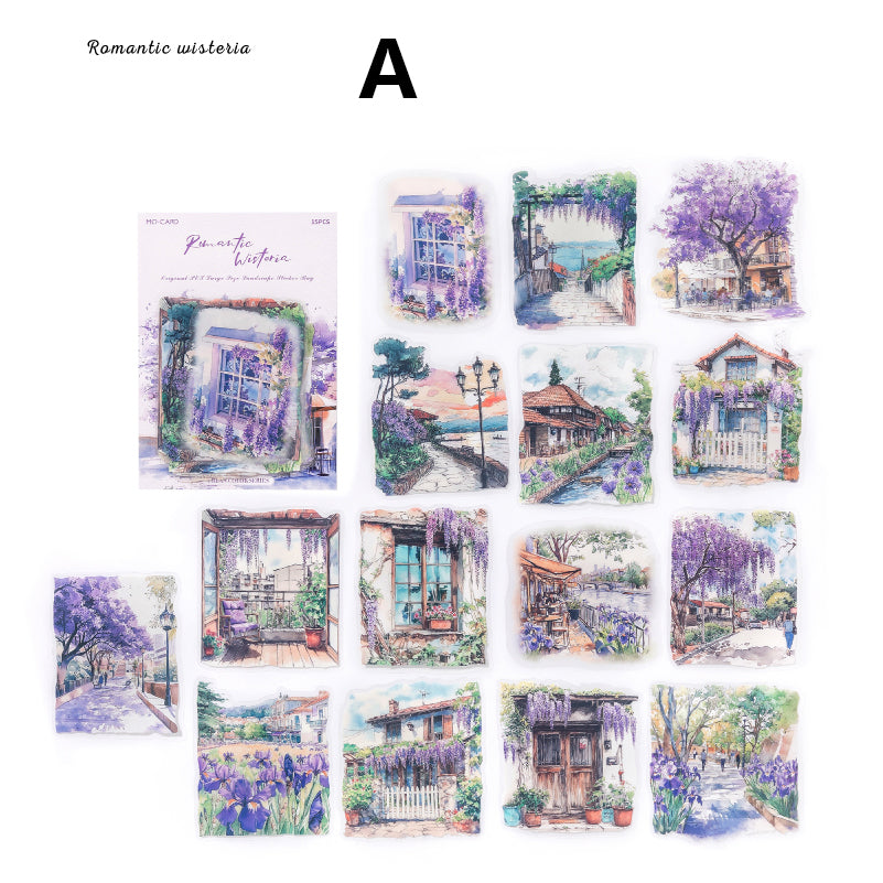 Urban City Color Sticker 15pcs