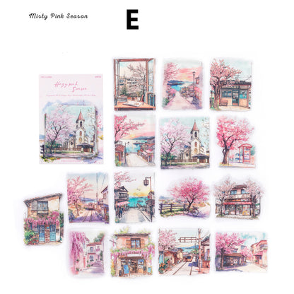 Urban City Color Sticker 15pcs