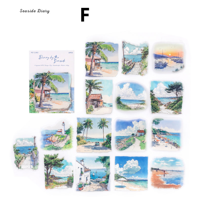 Urban City Color Sticker 15pcs