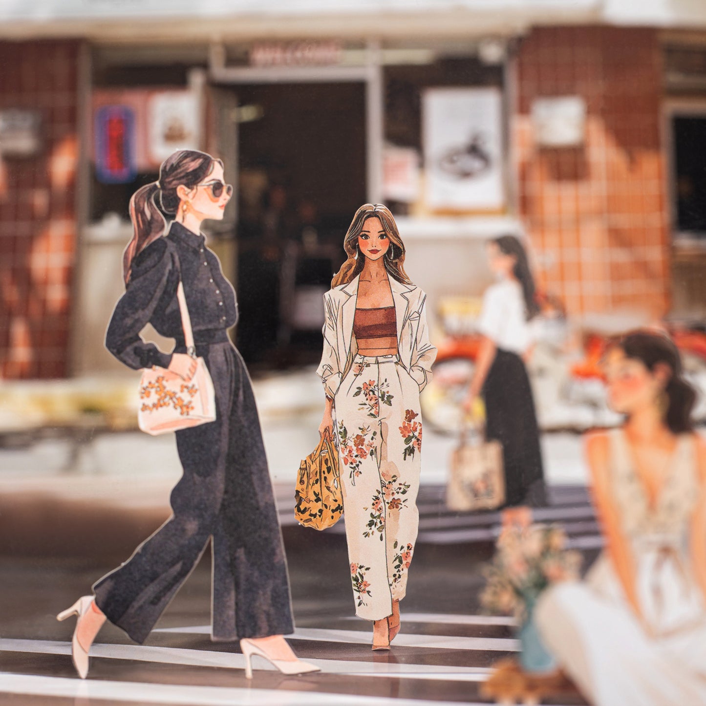 Urban Girl Sticker 20pcs