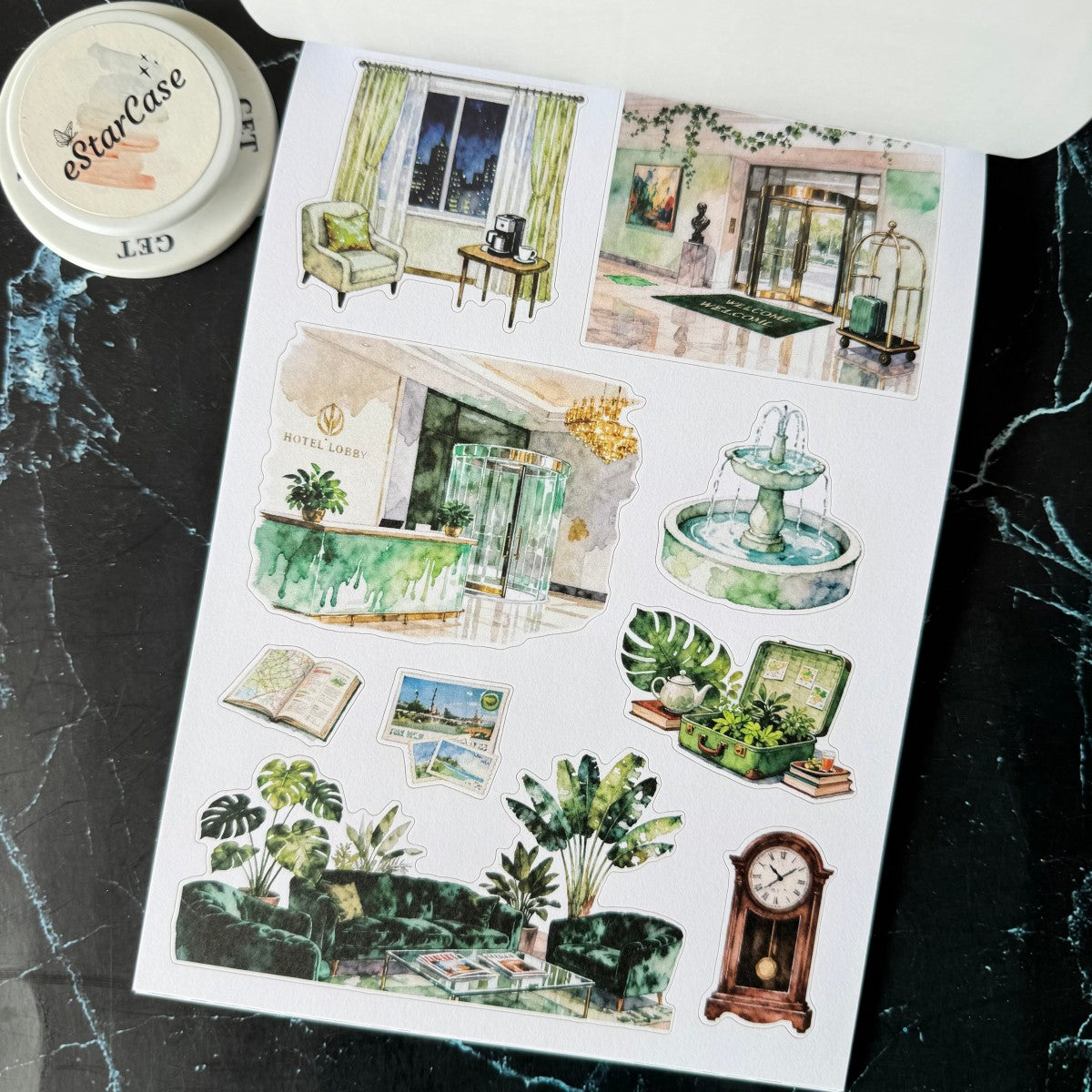 Vacation Trip Sticker Book