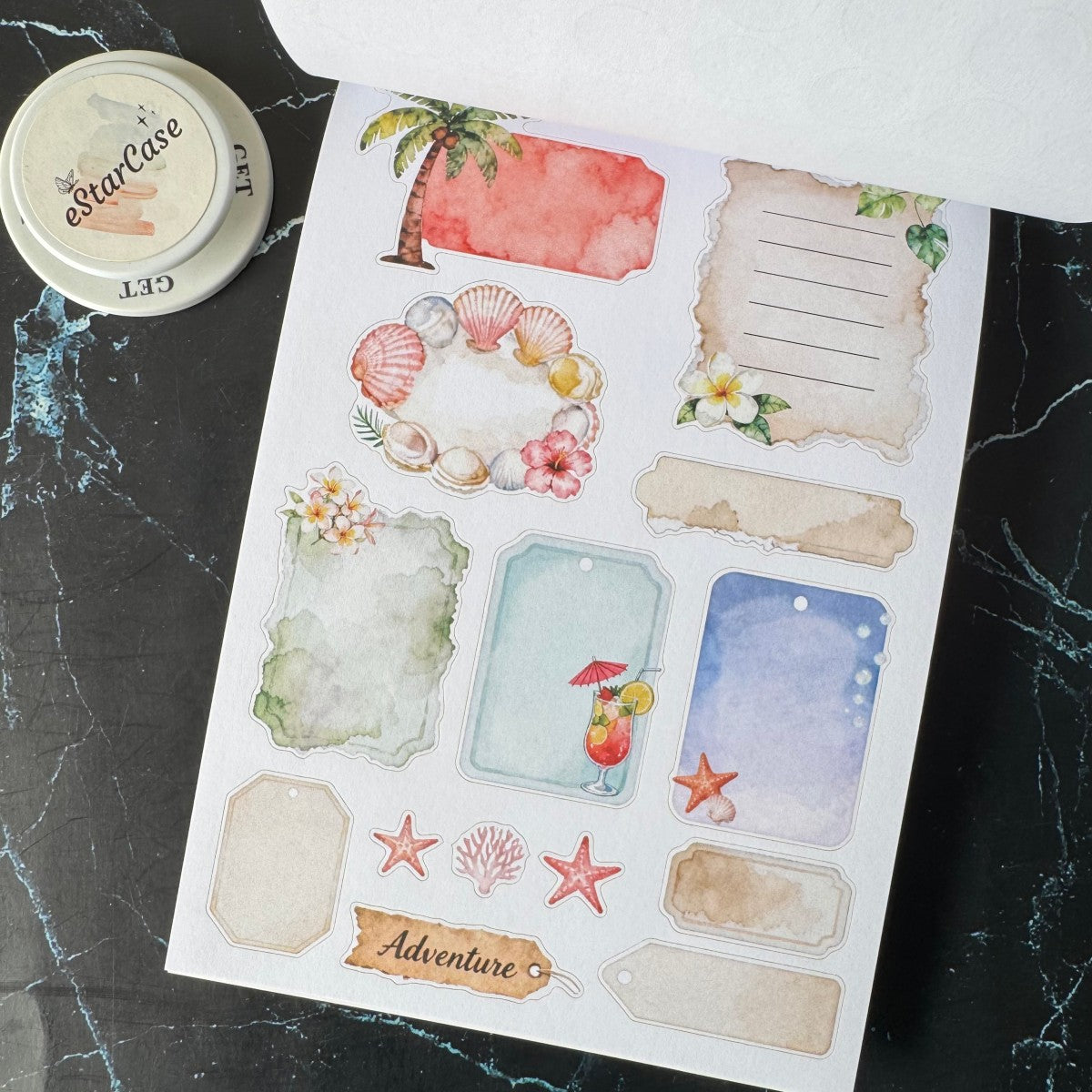 Vacation Trip Sticker Book