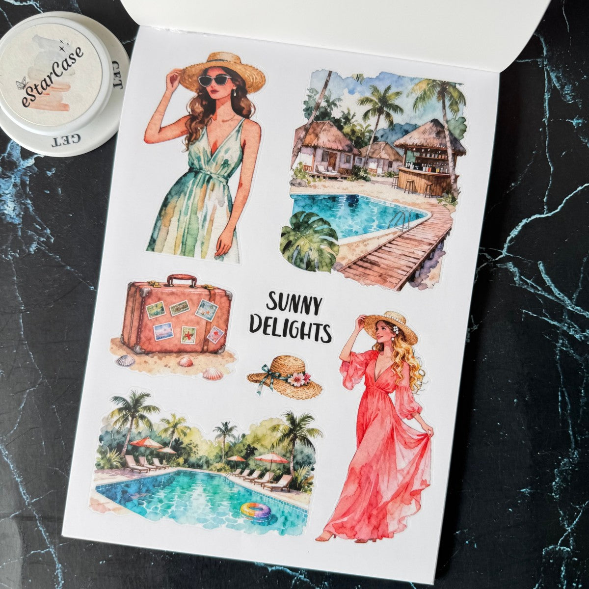 Vacation Trip Sticker Book