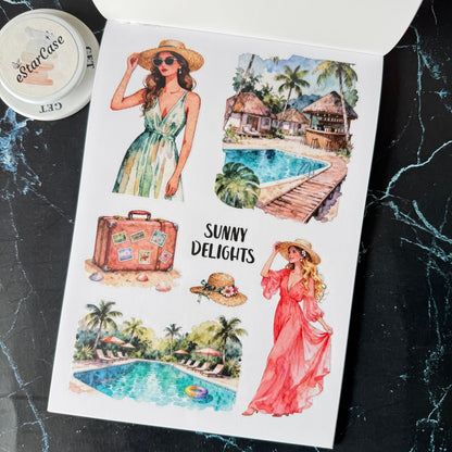 Vacation Trip Sticker Book