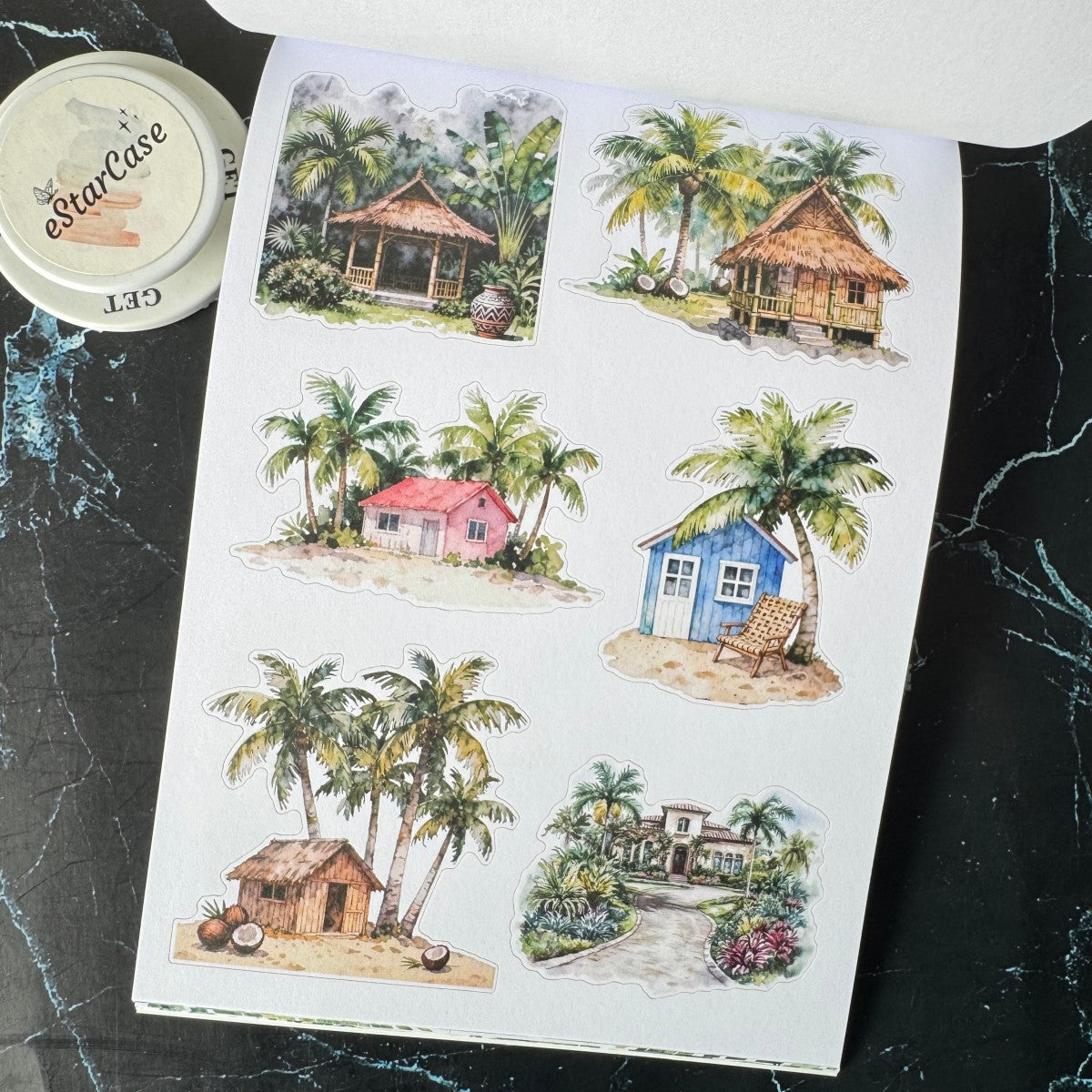 Vacation Trip Sticker Book