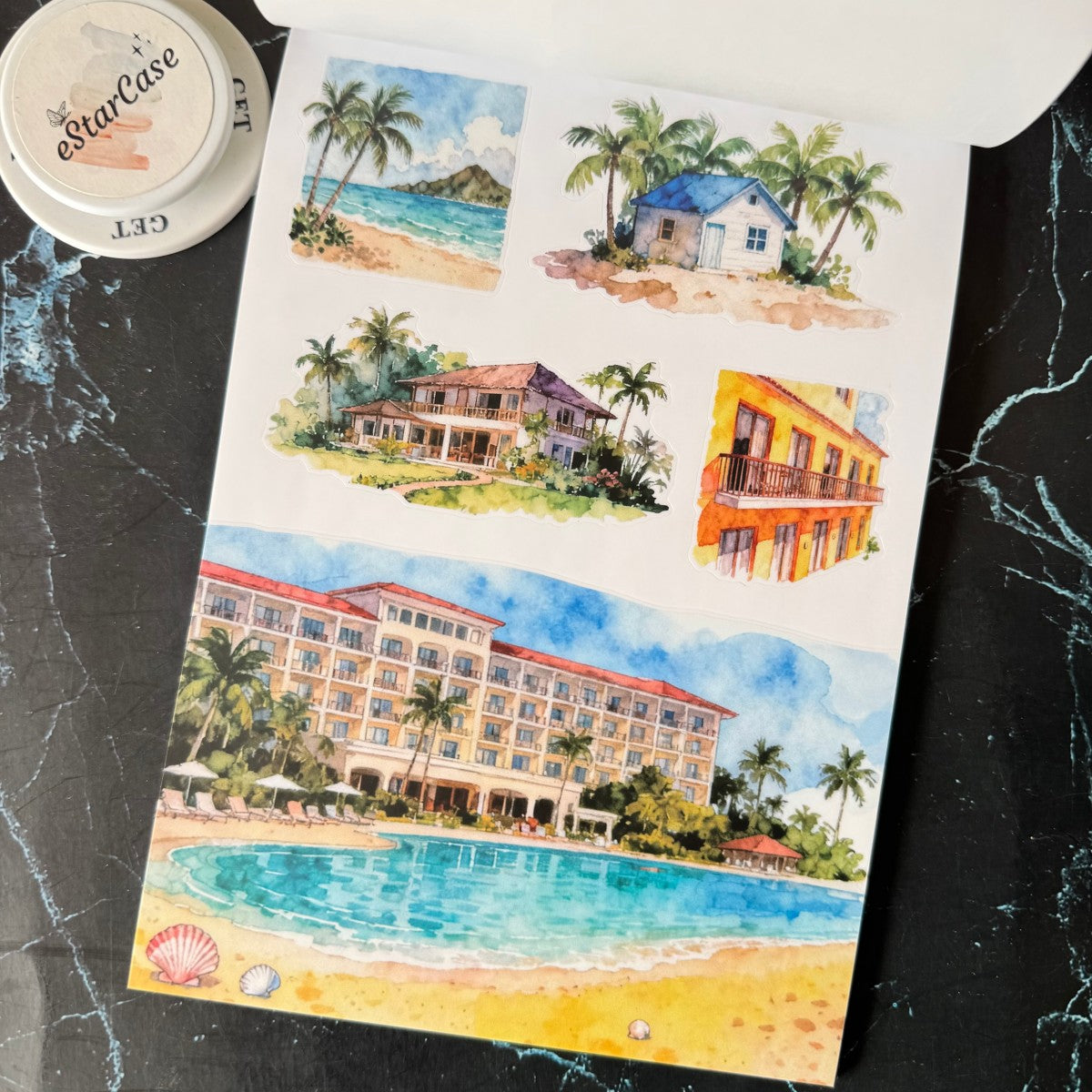 Vacation Trip Sticker Book