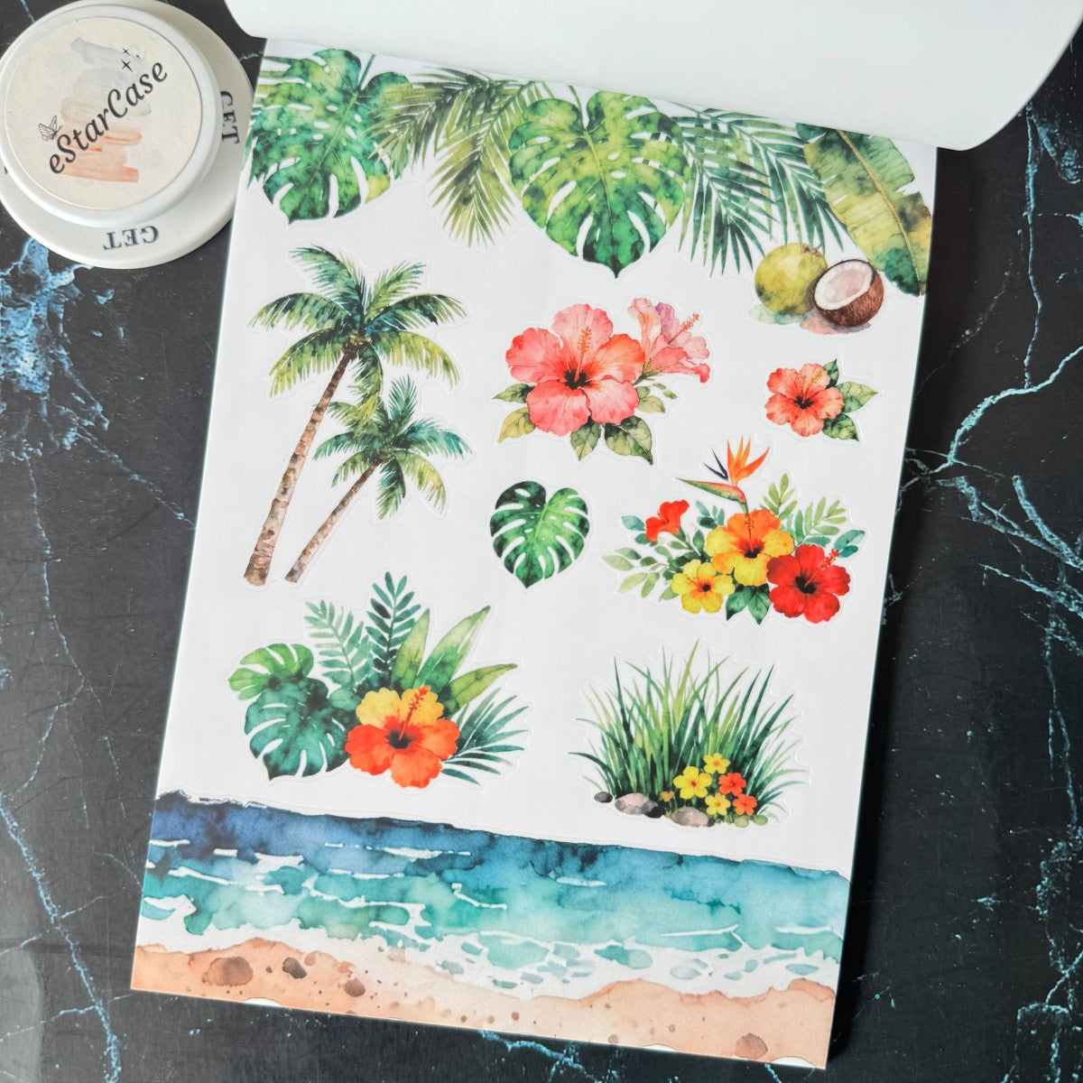 Vacation Trip Sticker Book