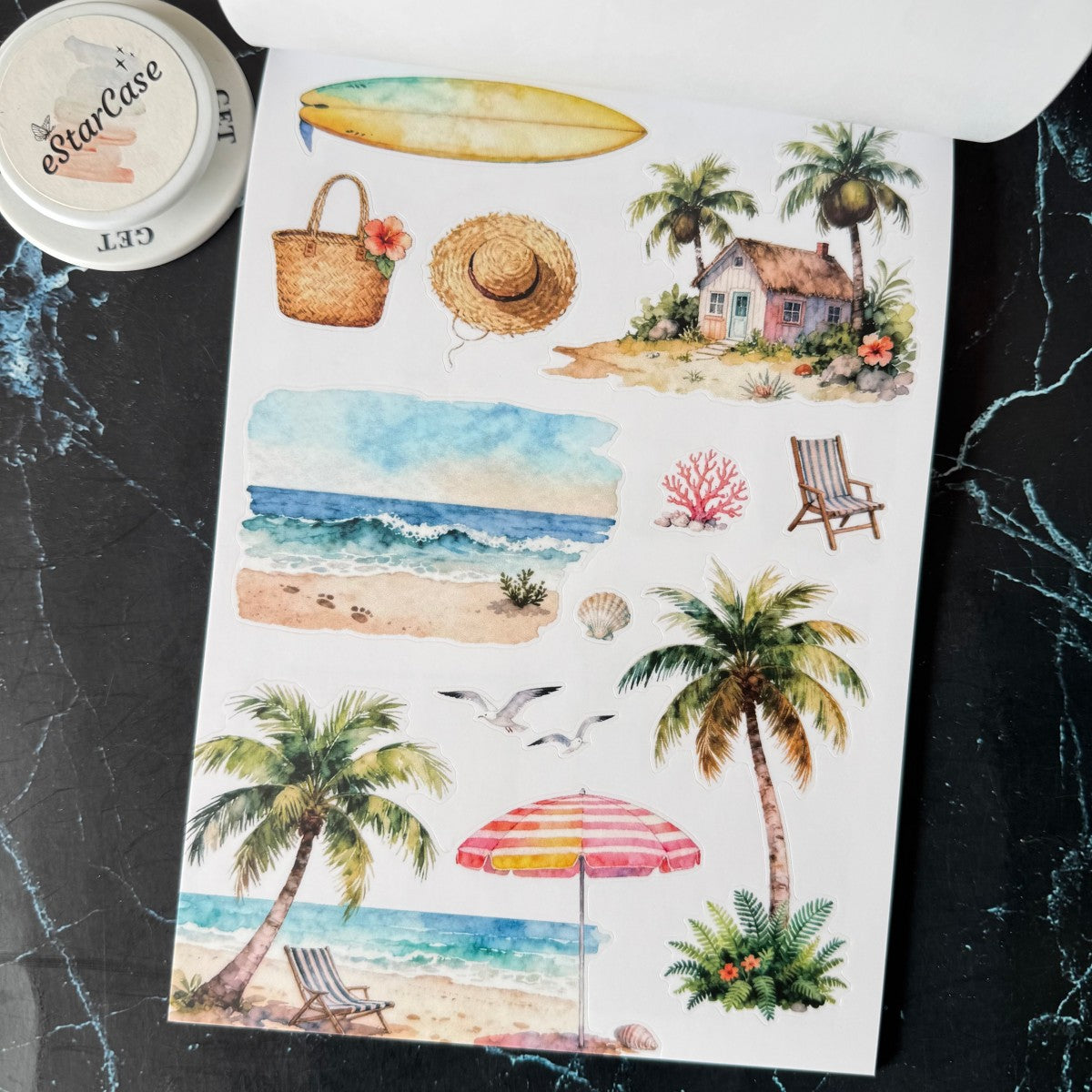 Vacation Trip Sticker Book