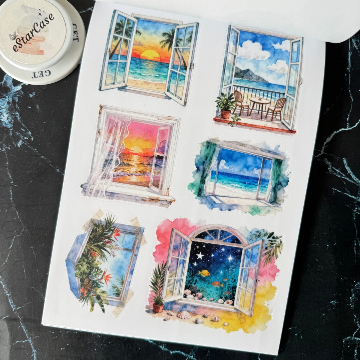 Vacation Trip Sticker Book