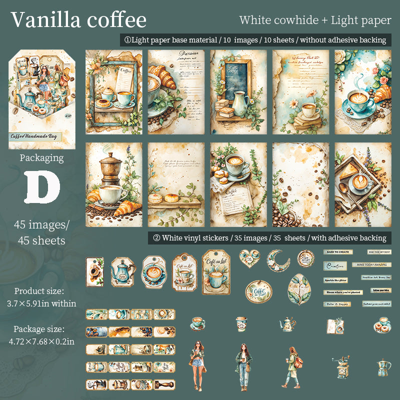 Coffee Theme Pack 45pcs