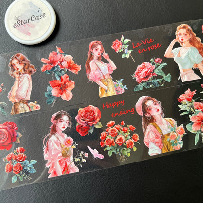 6cm*2m Vermilion Bloom Glow Tape