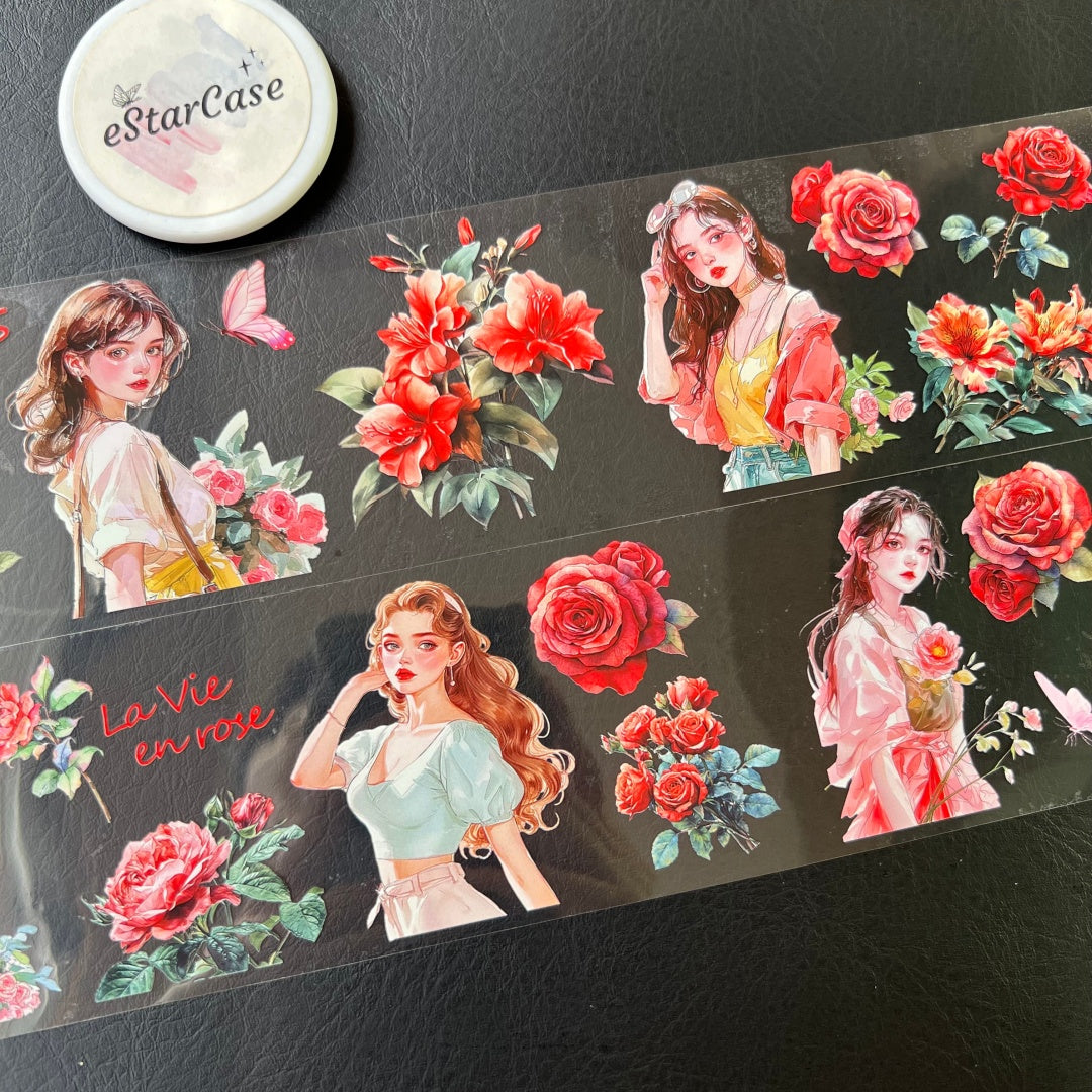 6cm*2m Vermilion Bloom Glow Tape