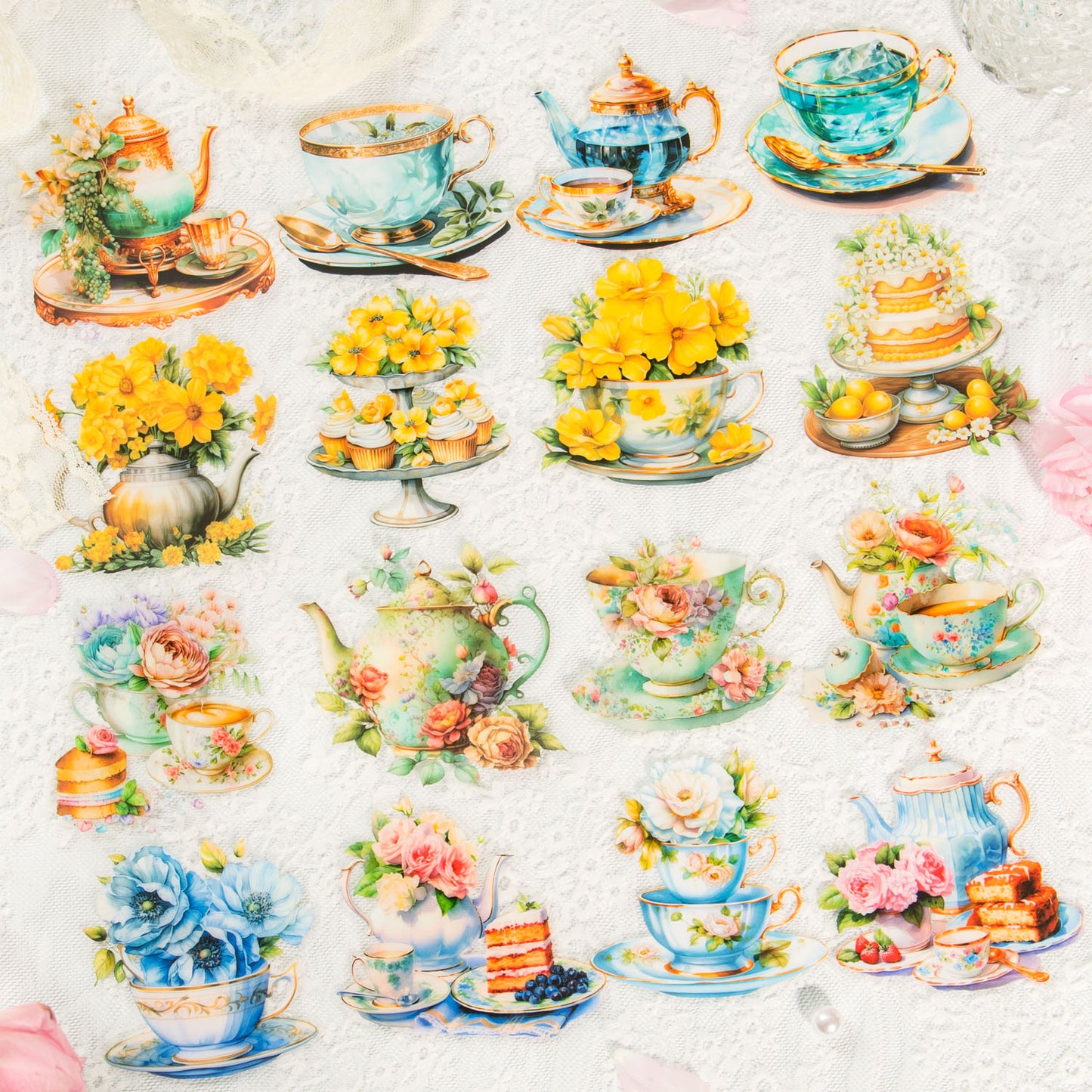 Victorian Afternoon Sticker 20pcs