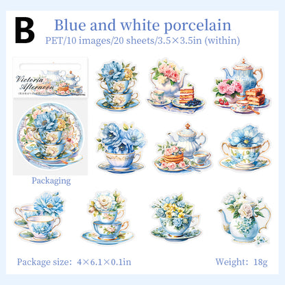 Victorian Afternoon Sticker 20pcs