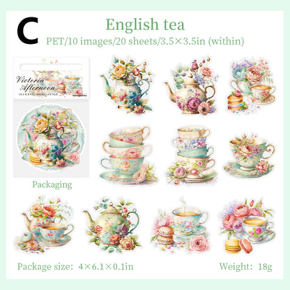 Victorian Afternoon Sticker 20pcs
