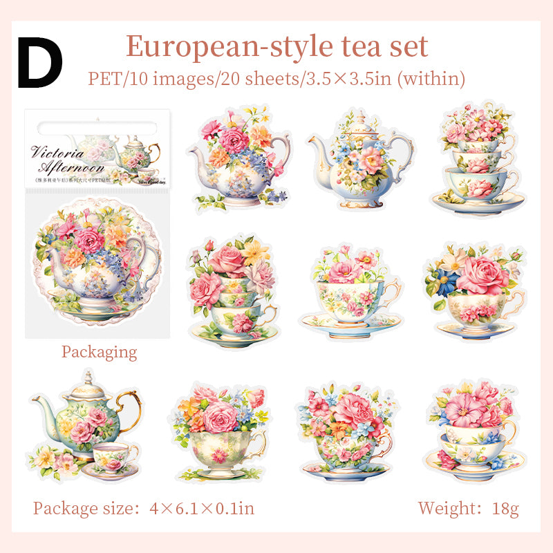 Victorian Afternoon Sticker 20pcs