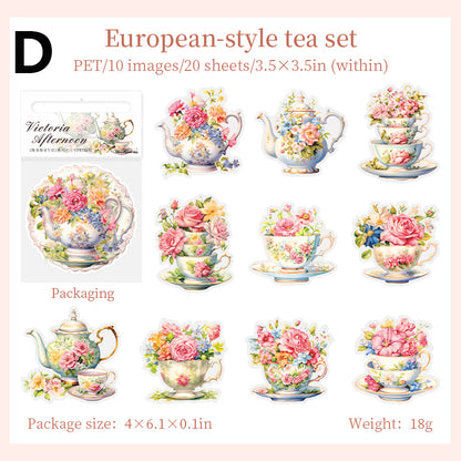 Victorian Afternoon Sticker 20pcs