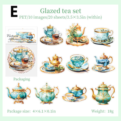 Victorian Afternoon Sticker 20pcs